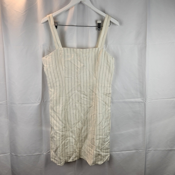 Club Monaco linen blend mini dress size 10 BNWT - Picture 4 of 11